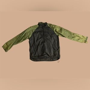 GAP Men’s Olive and Black Windbreaker Jacket, Vintage 90s Style, Lightweight